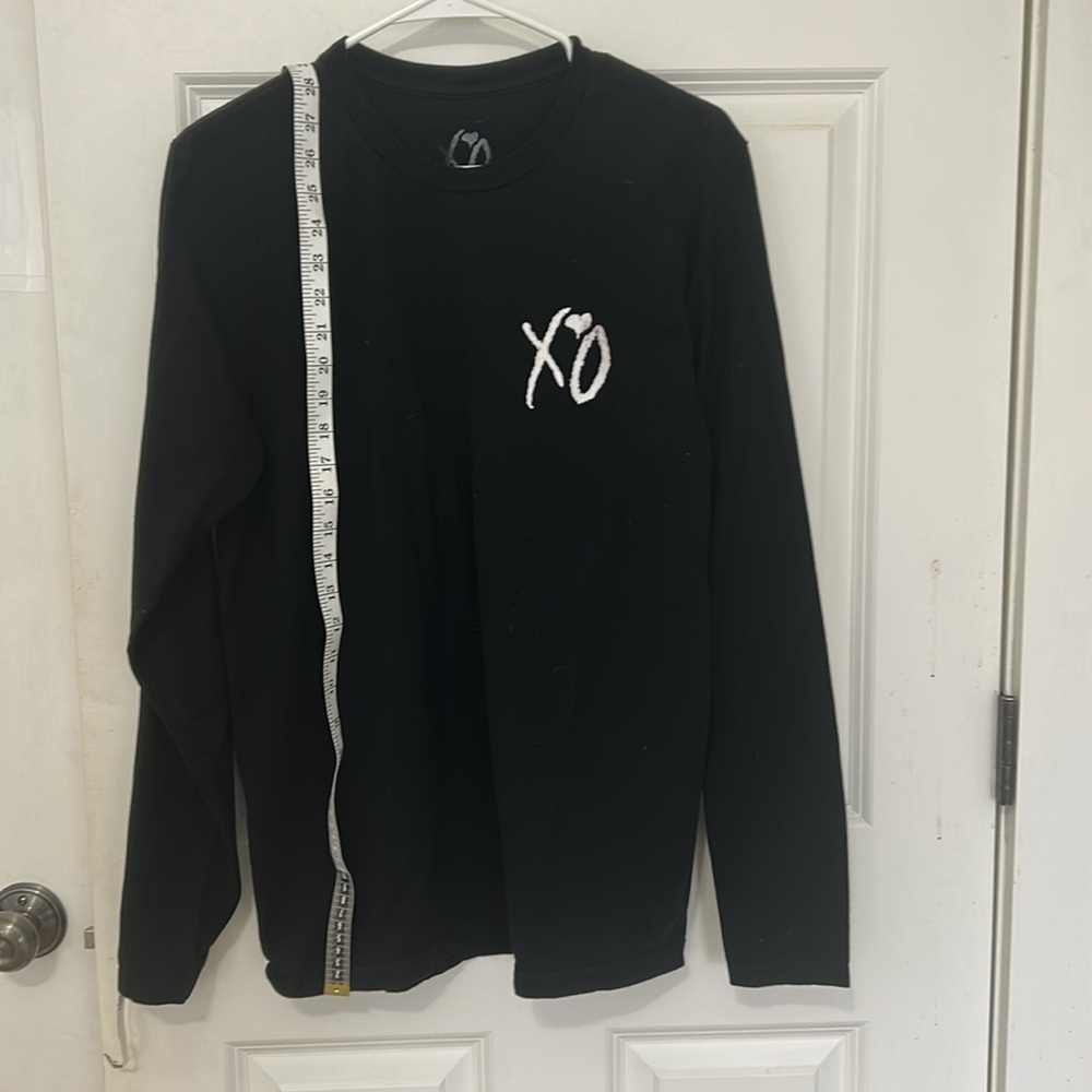 The Wknd XO To the Skylawn Black Long Sleeve Shirt Size Medium crewneck - Picture 4 of 5